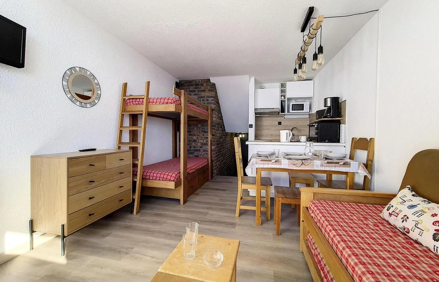 아파트 Residence Cote Brune - Studio Lumineux - Acces Direct Aux Pistes - Balcon Mae-3114 생마르탱 드 벨빌